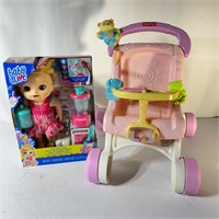 Baby Alive Doll New with Stroller