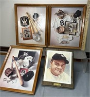 Vintage Yankees Baseball Items See Photos for