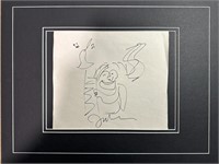 John lennon Autographed Sketch