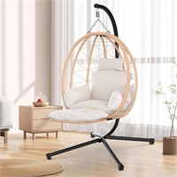 Slendor Egg Chair with Stand & Leg Rest