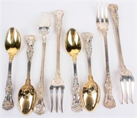 8 Pcs Gorham Sterling Silver Flatware