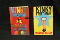 Kinky Friedman Books - One is Autographed