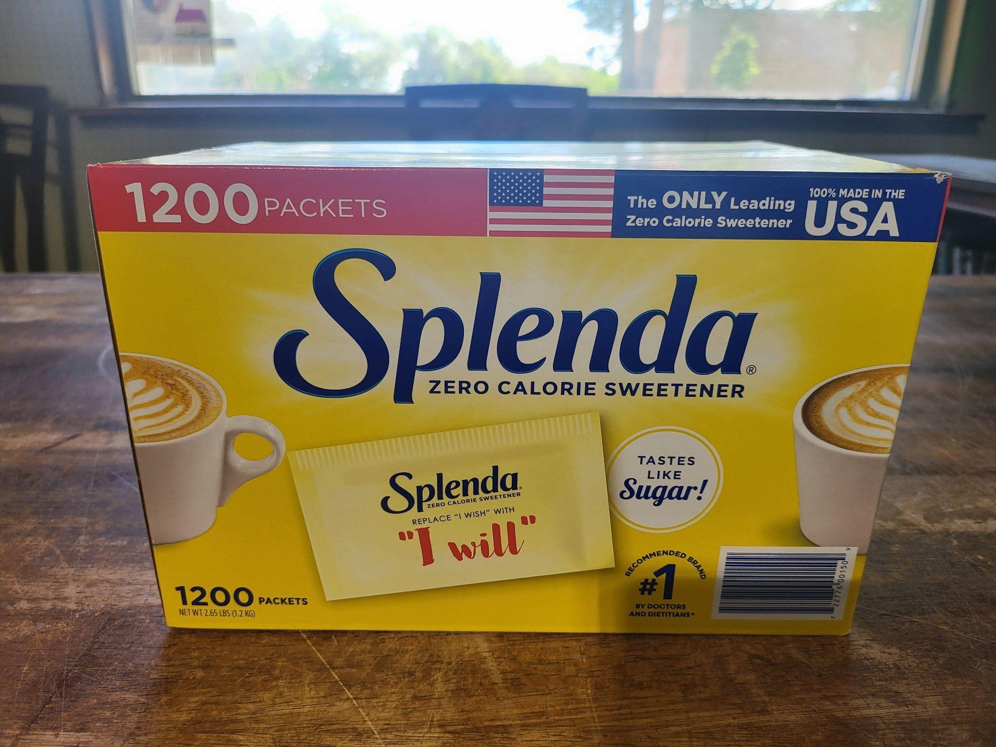 Splenda case unopened