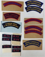 Vintage Canadian Military Patches