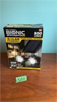 Solar powered spotlight duo new in box