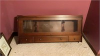 Gun cabinet, holds three guns, needs keys 54x24