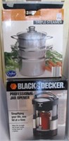 Black & Decker Jar Opener & Triple Steamer Pan