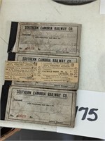 Southern Cambria Railway Tickets