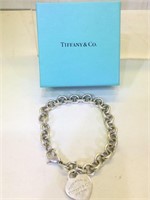 Tiffany & Co. Sterling Silver Bracelet with tag