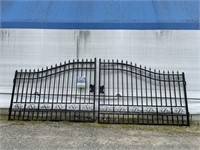 2- 10' Wrought Iron Gates, Never Used.