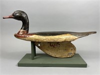 Lou Schifferl Red-Breasted Merganser Drake Decoy