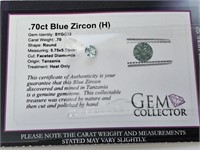 .70ct Blue Zircon (H)