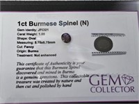 1ct Burmese Spinel (N)