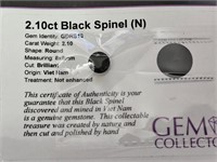 2.10ct Black Spinel (N)