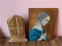 Collection of Icon Style Religious Items