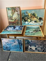 Collection of Framed Jigsaws