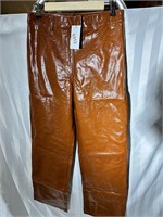 New Womens Cotton on Vegan leather pants sz 8