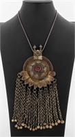 Afghanistan Kuchi Pendant Necklace