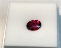 2.40ct avg 9x7mm oval Red Topaz