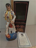 Aloha Elvis decanter by McCormick, certificate of