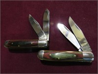 PAIR OF USA MADE SCOTT CUTLERY TRAPPERS