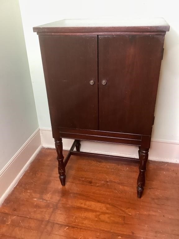 Vintage Mahogany Wine Cabinet