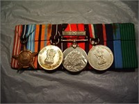 POST WW2 INDIAN ARMY MEDAL GROUP