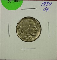 1934 Buffalo Nickel VF