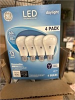 GE LED 60w lights bulbs 4 pack