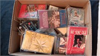 Cassette Tapes. Elvis, Nat King Cole, Plus Others.
