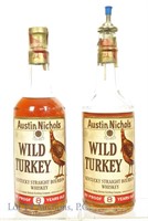 Wild Turkey 8 Yr Bourbon 1 Open 1 Sealed (2)