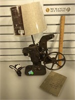 Bell and Howell vintage 8 mm projector, turned