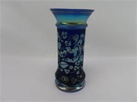 Don Fenton Memorial Favrene Cobalt Blue Vase- 9"T