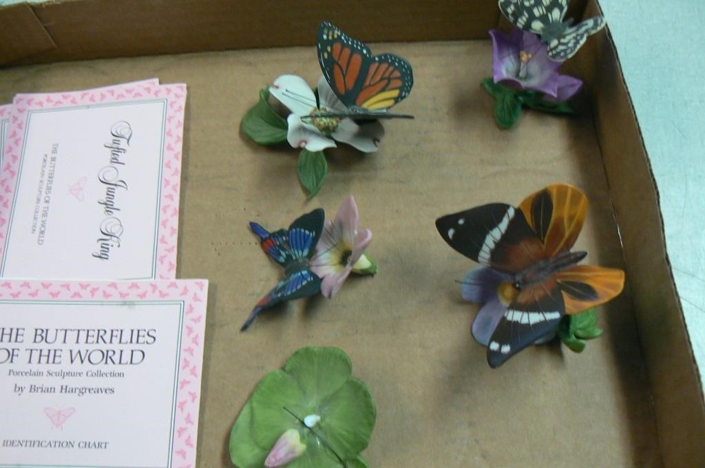 FRANKLIN MINT BUTTERFLIES OF THE WORLD COLLECTION