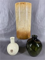 (3) Decorative Vases (1-Hagger)