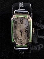 14k Gold Vintage Watch Art Deco