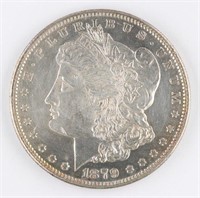 1879 US MORGAN SILVER $1 DOLLAR COIN