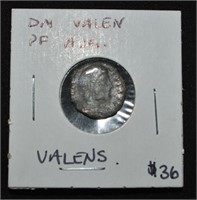 Ancient Roman Emperor Valens Coin