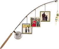 Young's Wood 4x4 Photo Display  Fishing Pole