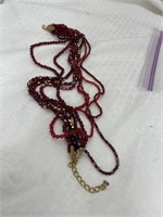 Bag of Costume Jewelry Necklace