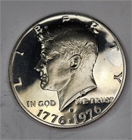 1976 Bicentennial Kennedy Gem Proof Half Dollar
