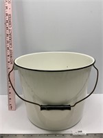 Vintage Large Enamelware Pot