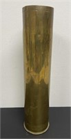 WWII Brass Shell Casing 75 mm M18 1944