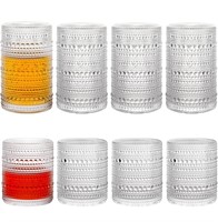 NEW $40 10/12oz Drinking Glasses 8-Pack