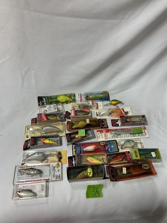 Fishing Lures-Poles-Supplies- Online Only Auction