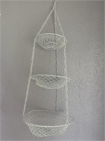 3-Tier Hanging Wire Fruit Baskets