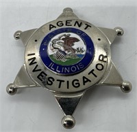 Vintage Illinois Investigator Agent’s Police