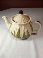 6" Shawnee Pottery White Corn Teapot
