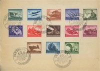 Third Reich Commemorative Stamp Issues 1944