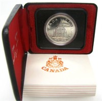 RCM 1976 LIBRARY OF PARLIAMENT SILVER DOLLAR COIN